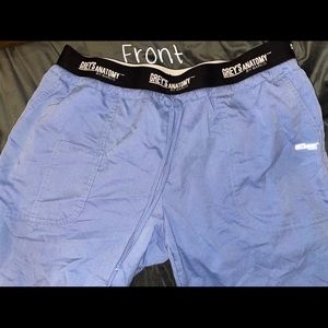 Greys anatomy ceil blue scrub set